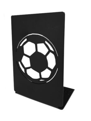 Držák / zarážka na knihy Fotbalový mič, černý mat.  (1008311000)