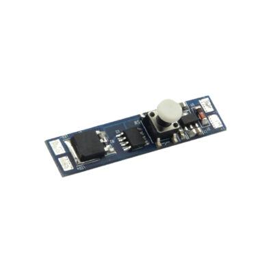 Vypínač a stmívač do LED profilu mechanický tlačítkový typ D 10x45 mm  (3204031602)