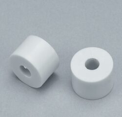 distanční podložka k šatním košům - průměr 15x10 mm - bílý plast