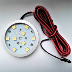LED svítidlo SLIM RING DIFUZOR ČÍRÝ 60x8mm 2W 12V (bílá teplá), lepení - Kvalitn LED svtidlo Wireli. Mont lepenm 3M pskou.