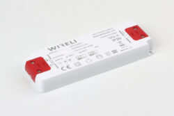 Zdroj napětí 12V 30W 2,5A IP20 WIRELI typ WIRELI30V12-F - Profesionální interiérový a nábytkový napěťový napájecí zdroj s krytými svorkami WIRELI.