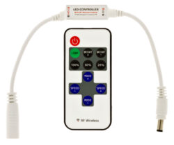 Stmívač LED mini RF s dálkovým.ovládáním - Miniaturní stmívač LED s dálkovým ovládáním