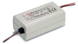 Zdroj napětí 12V  16W 1,25A IP42 Mean Well APV-16-12 - Standardn napov napjec zdroj pro LED v kryt IP42 12V/16W.