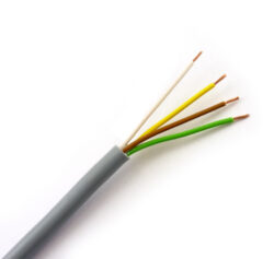 Kabel RGB kulatý 4x0,25mm2, metráž - Pro vnitn rozvody napjen RGB LED sestav