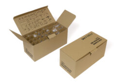 Vzorkový box s LED profily WIRELI 2021 - Vzorkový box s typizovanými hliníkovými profily k testování.