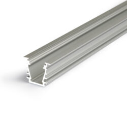 Profil WIRELI DEEP10 BC/UX stříbrný elox, 2m (metráž) - Hlinkov LED osvtlovac profil s velkou zstavnou hloubkou pro vytvoen souvisl svteln linie.