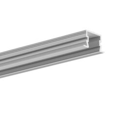 Profil PDS-NK stříbrný elox, 22,2x12x2000mm (metráž) - Universln zafrzovan hlinkov LED profil.