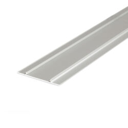 Profil WIRELI WALLE12 B1 vnější kryt stříbrný elox, 2m (metráž) - Kryt zkladny designovho profilu pro vytvoen svteln linie na stn, u stropu, na fasd apod.