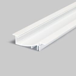 Profil WIRELI FLAT8 H/UX bílý lak, 2m (metráž) - Hlinkov LED profil s nepmm svcenm.