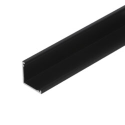 Profil WIRELI CABI DUO E černý elox, 2m (metráž) - Universln rohov LED profil pro 2 LED psky.