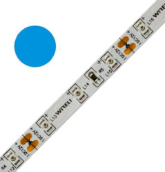 Color LED pásek WIRELI 2835  98 470nm 15W 0,625A 24V (modrá) - Standardní barevný LED pásek s větším výkonem.